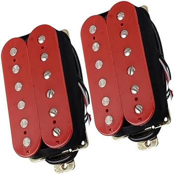 Amazon.co.jp: 赤いエレキギターのハムバッカーピックアップ絶妙な